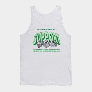 Angel Numbers 333 Support word lettering art Tank Top